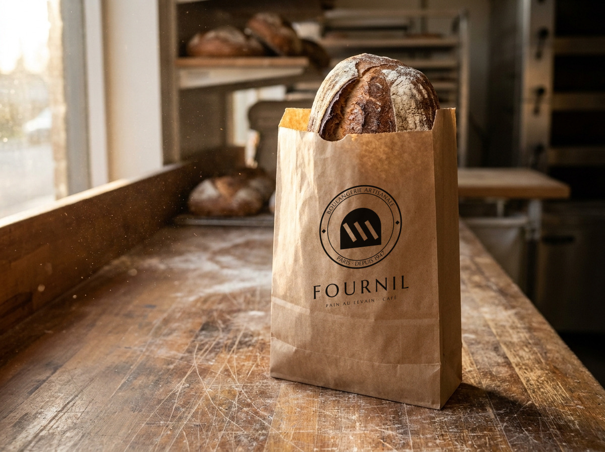 FOURNIL on a bread bag